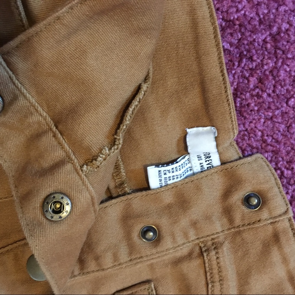 Button Front Mini Skirt - Picture 4 of 5